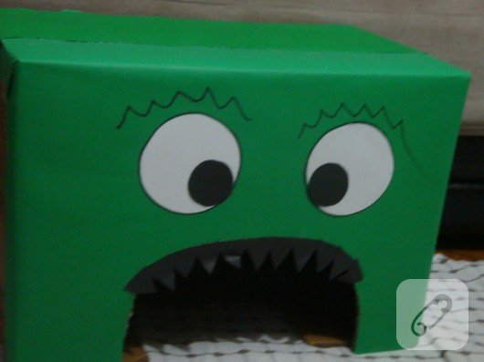Cardboard monster! — BORED & HUNGRY