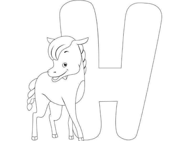 20 Best Letter H Coloring Pages for toddlers – Home, Family, Style and ...