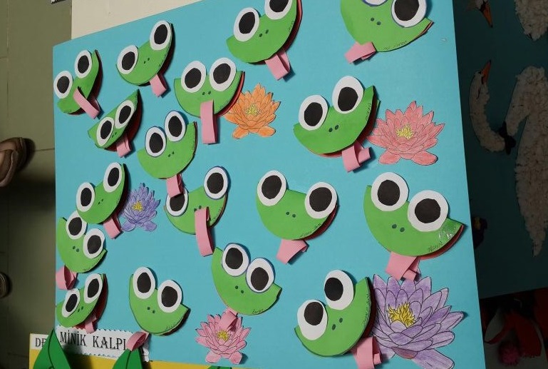 frog craft preschool