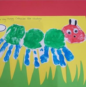 Caterpillar craft preschool
