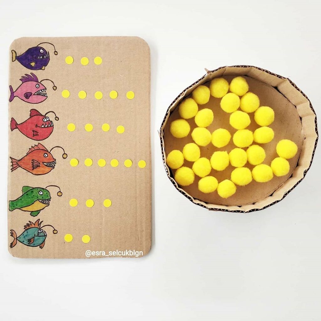 cardboard-fish-math-activities-for-preschoolers